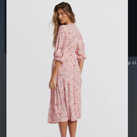 Billabong Paradise Sky Midi Dress 💕 - Picture 4 of 8